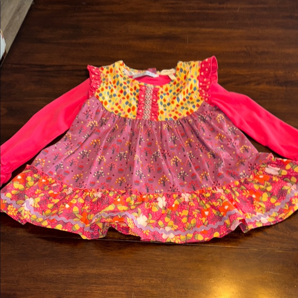 Matilda, Jane & coral Southern style layered tops size 10 girls(2 tops)